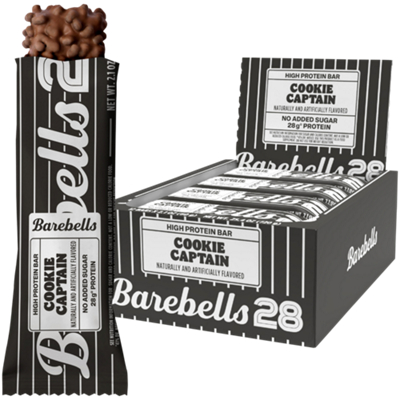 High Protein Bar - 28g Protein - Cookie Captain (12 Bars)
