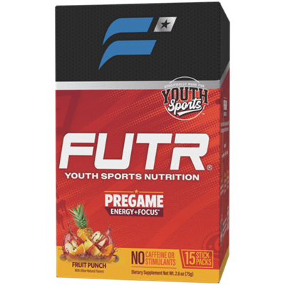 Energy + Focus - Youth Sports Nutrition - Fruit Punch (2.6 oz./15 Stick Packs)