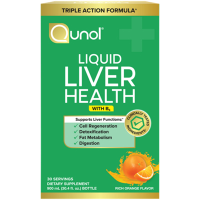 Liquid Liver Health- With B6 - Cell Maintenance, Cell Regeneration & Digestion - Rich Orange (30.5 fl oz/30 Servings)