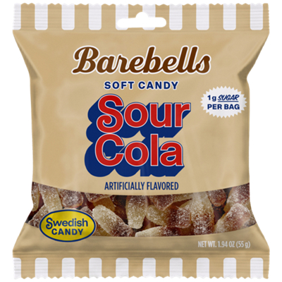 Soft Candy - Sour Cola - 1g Sugar (14 Bags)