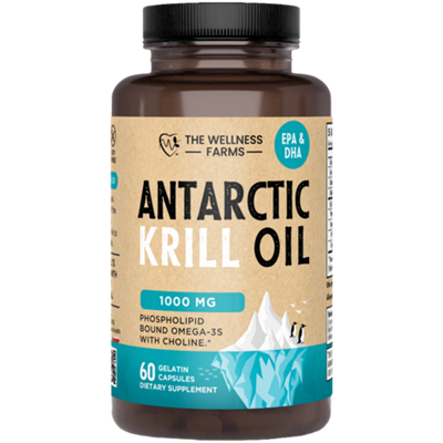 Antarctic Krill Oil - 1000 mg - Phospholipid (60 Gelatin Capsules) by ...