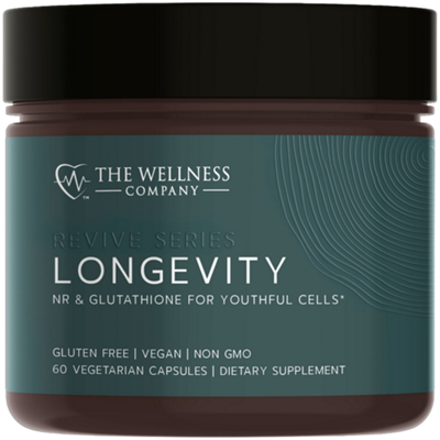 Longevity - Revive Series - NR & Glutathione For Youthful Cells (60 Vegetarian Capsules)