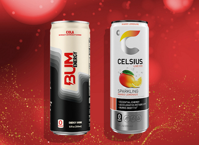 One BUM Energy item and one Celsius item