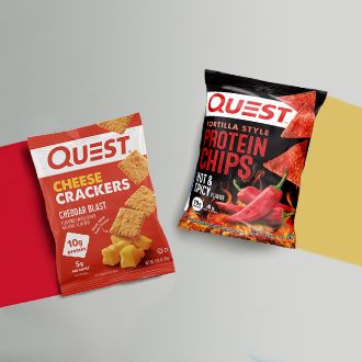 Two bags of Quest chips
