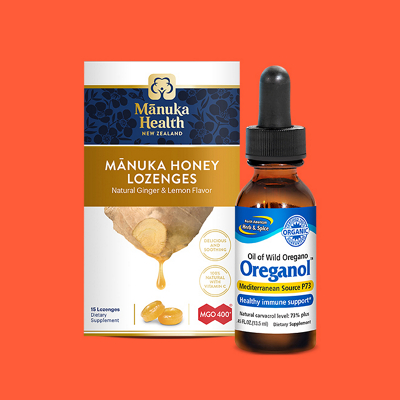 One Manuka Health item and one North American Herb & Spice item