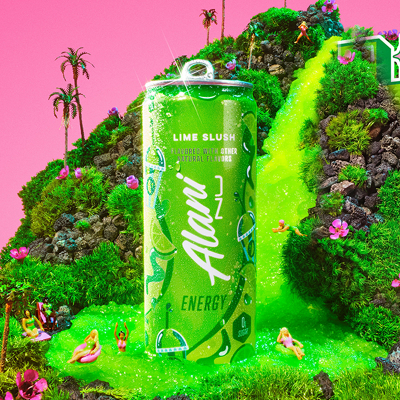 Alani Nu Lime Slush can