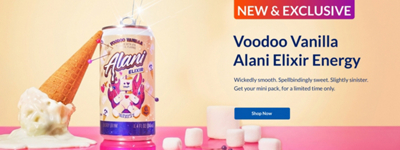 One Alani Elixir Voodoo Vanilla can