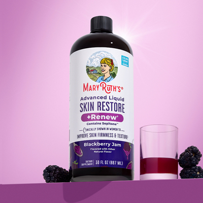 One bottle of MaryRuth's Advanced Liquid Skin Restore + Renew