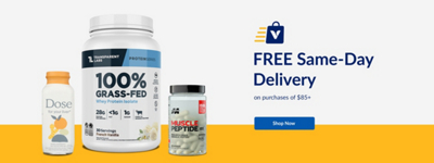 One Dose item, Transparent Labs protein, and Muscle Tech Muscle Peptide item