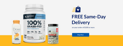 Free Same-Day Delivery on your order of $100 or more. Shop Now. One Dose item and one MuscleTech Peptides item
