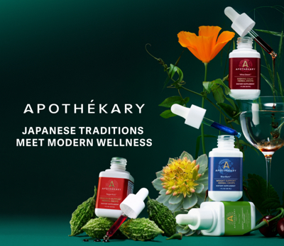 Supplement tinctures surrounded by flowers