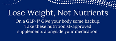 Blue banners with white text